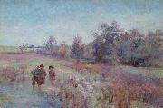 Jane Sutherland Field Naturalists France oil painting artist